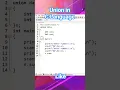 Simple Union in C Language