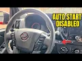2025 Frontier Remove Auto Stop Feature