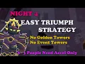 HOW TO BEAT NIGHT 4 EASILY, NIGHT 4 STRATEGY WITH NO GOLDEN TOWERS || Tower Defense Simulator