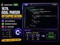 Goal Parser Interpretation LeetCode 1678 Explained in C String Manipulation for Beginners