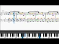 Dead Things (from The Hours) by Philip Glass - Easy piano tutorials with sheetmusic