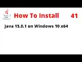 How to Install JDK 15 0 1 on Windows 10 x64