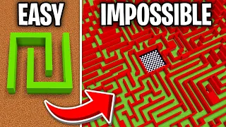 I Built the HARDEST Maze in Minecraft Hardcore