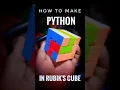 Python Pattern How to make in Rubik s cube