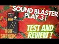 Lagu Audio Gadget Series : Creative SOUND BLASTER Play 3 . USB DAC external sound card . Review and test
