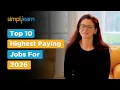Top 10 Highest Paying Jobs For 2026 Top High Paying Jobs 2026 Best Jobs For Future Simplilearn