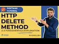 Postman Tutorial - HTTP Delete Method explanation
