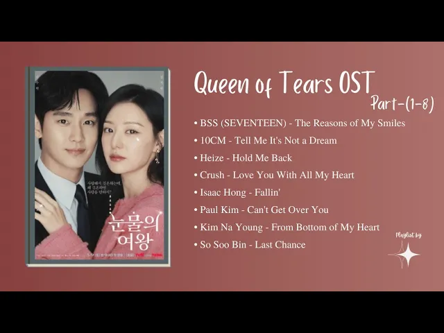 Download MP3 Queen of Tears Ost (Part 1-9)//Korean Drama Ost//QueenofTears//Ost