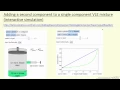 Adding a Second Component to a Single-Component VLE Mixture Interactive Simulation