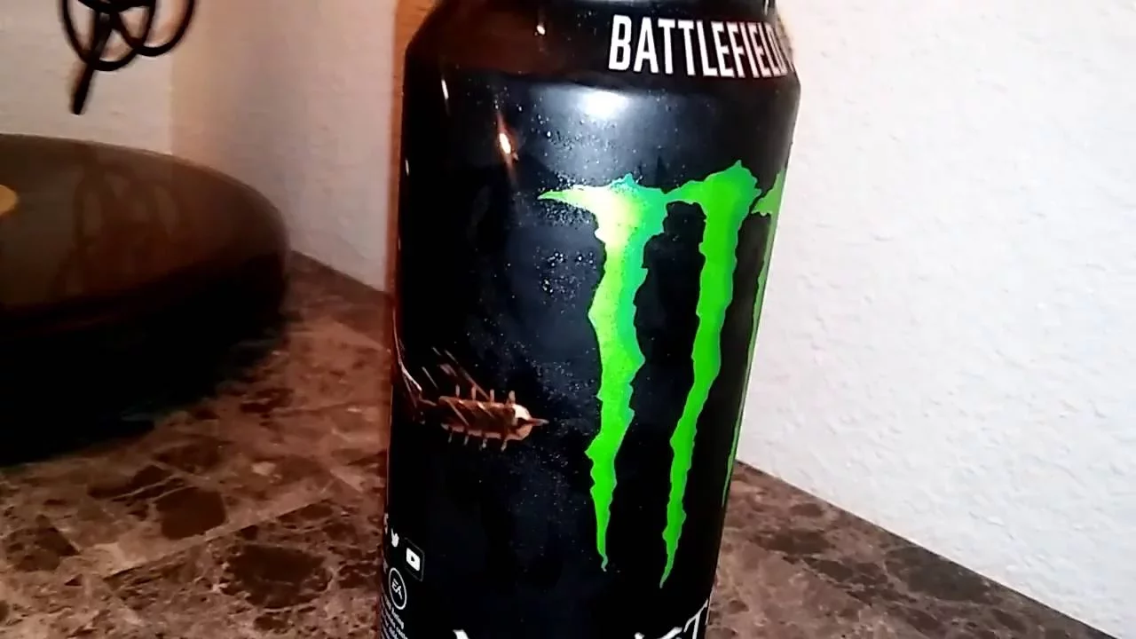 Battlefield 1. On Monster Energy Drink can