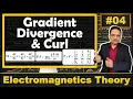 Gradient Divergence and Curl Detailed Explanation with Solved Examples