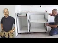 How to Install Base Kitchen Cabinets and save 1000 s of dollars