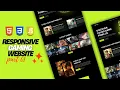 Building My First Responsive Gaming Website with HTML CSS and JavaScript Part 1