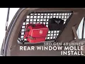 3rd Gen 4Runner Rear Window MOLLE Panel Install