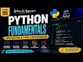 05 - Python Operators Type Conversion Relational Assignment Logical Operators