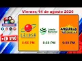 National Lottery LEIDSA and Anguilla Lottery Live Friday August 14 2026 -