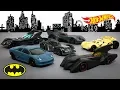 Opening Hot Wheels Batman-Themed Vehicle Set