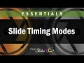 Photopia Essentials - Slide Timing Modes
