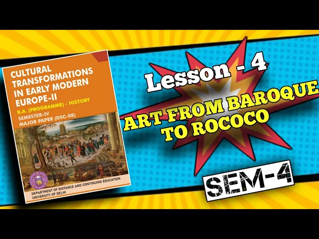 Cultural Transformation In Early Europe-2 || Lesson -4 || Sem-4 || Du Sol | Ncweb | IGNOU | Regular