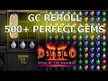 Grand Charms Reroll with 500 Perfect Gems D2R Reign of the Warlock