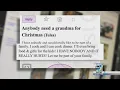 Craigslist Grandmother
