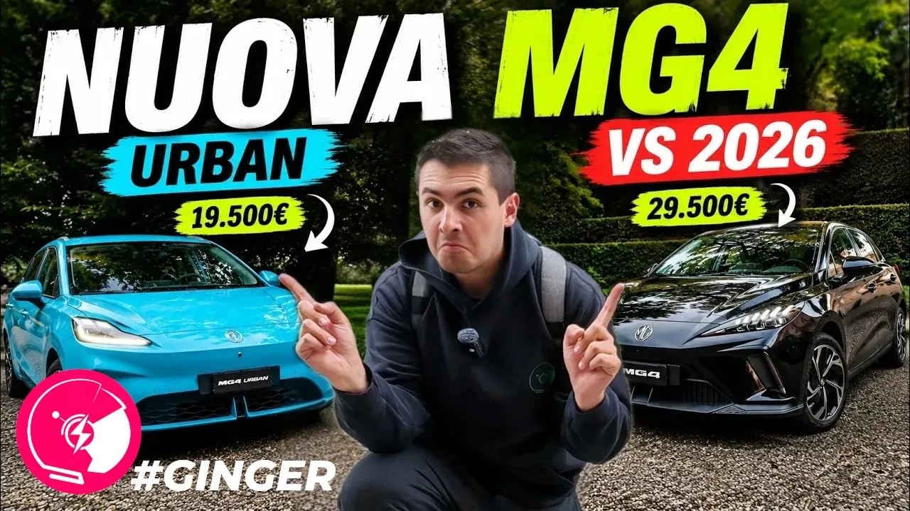 MG4 Urban e MG4 2026: due elettriche diverse oltre il prezzo