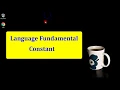 Complete Java Tutorial - Session 7 Constant
