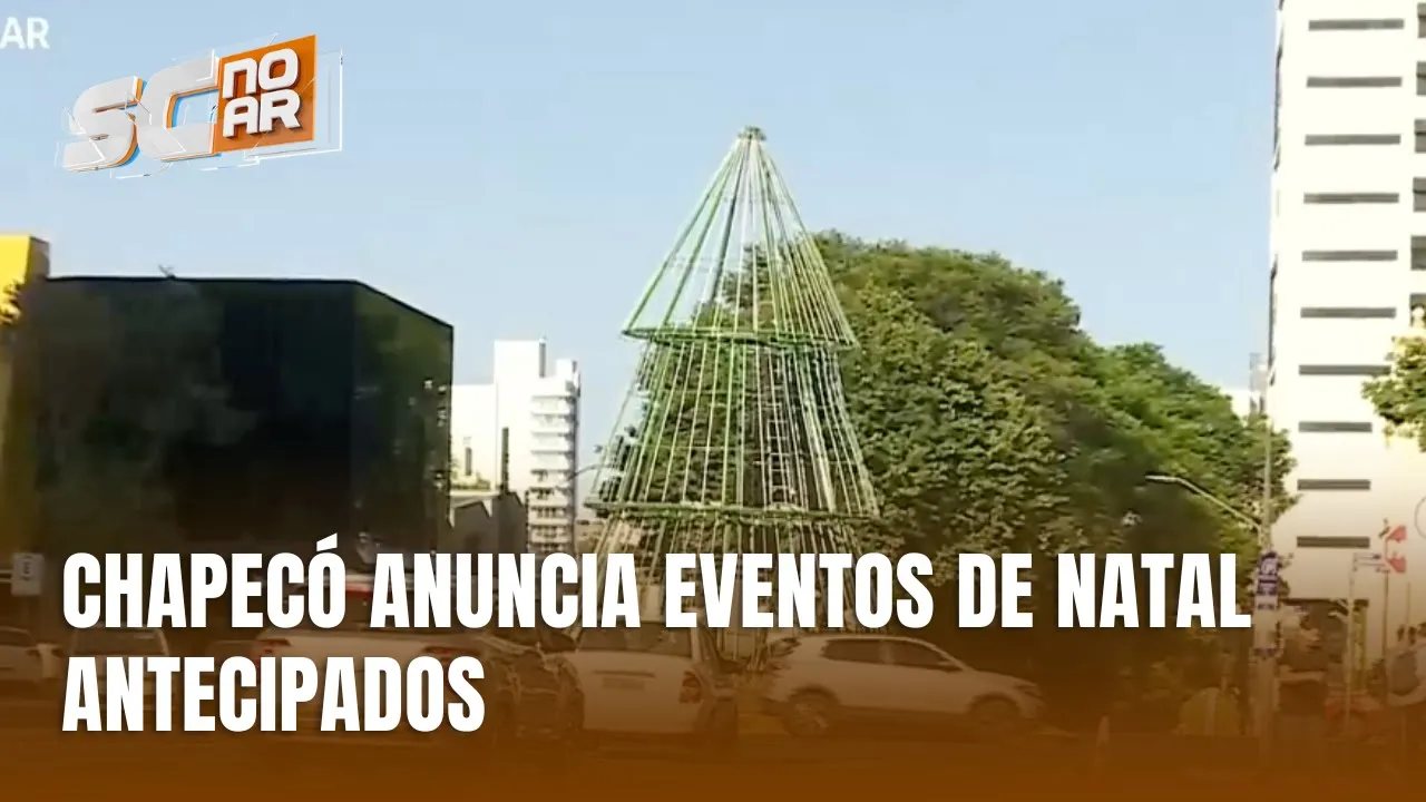Chapecó divulga programação de natal com abertura oficial prevista para 14 de novembro