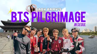 [ARMY vlog] Visiting BTS Spots in Seoul💜 | BTS Pilgrimage in Seoul | Gyeongbokgung, NMK, Han River