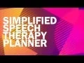 Simplified Speech Therapy Planner