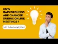 Selfie Segmentation OpenCV MediaPipe Python Programming Remove Background