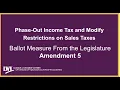 Missouri Amendment 5 Phase-Out Missouri Income Tax and Modify Restrictions on Sales Taxes