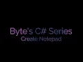 C WinForms - Create Code Editor Part 1