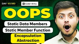 Lecture 72 Object Oriented Programming Static data Member and Function Encapsulation