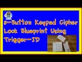 5-Button Keypad Cipher Lock Blueprint Using Trigger-ID in Home-Assistant