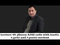 Lecture 49-jQuery AJAX calls with load get and post method