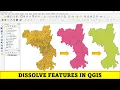 QGIS Tutorials 37 How to use Dissolve Tool in QGIS Beginners QGIS 3 22