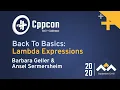 Back To Basics Lambda Expressions - Barbara Geller Ansel Sermersheim