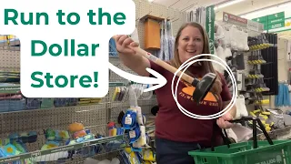 Grab a Dollar Store toilet plunger NOT for your bathroom