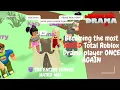 Becoming the most HATED Total Roblox Drama player ONCE AGAIN HUGE DRAMA FIGHTS VILLAINOUS