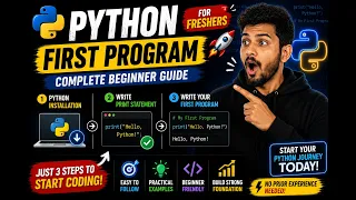 Python Installation First Python Program Print Statement for Beginners