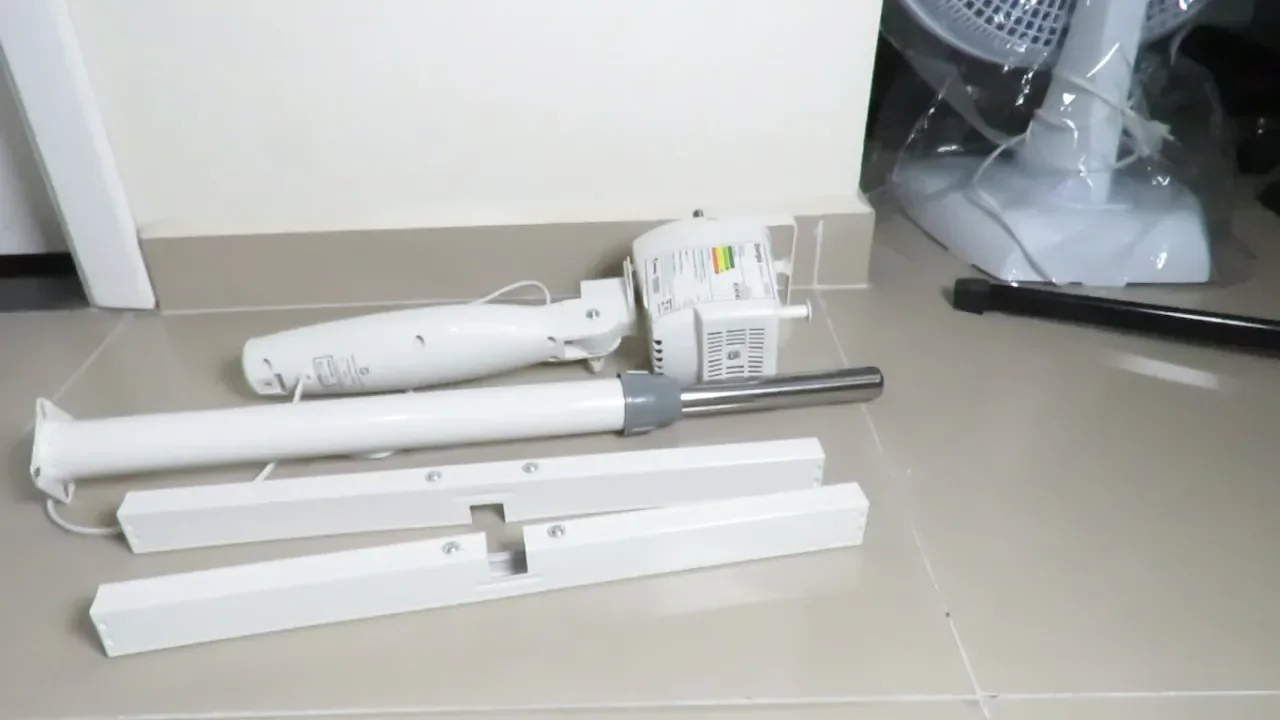 Montando Ventilador Coluna Pedestal 45 cm 50w 3 velocidades NS-40S - Mais barato do Brasil