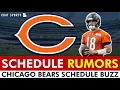 Chicago Bears Schedule LEAKS RUMORS Before 2024 NFL Schedule Release