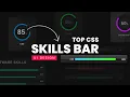 Top CSS3 Skills Bar UI Design with Cool Hover and Animation Effects