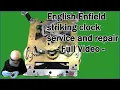 Vintage English Enfield mantle clock service - Full
