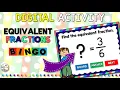 Equivalent Fractions Bingo Game