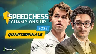 SCC 2025 Magnus Carlsen Vs Fabiano Caruana In Team Liquid Derby QF 