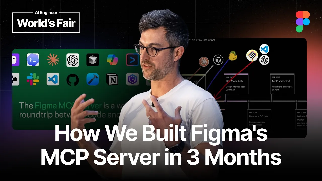Building the Engine While Flying the Plane: Launching the Figma MCP Server — Jesse Lumarie, Figma: video thumbnail