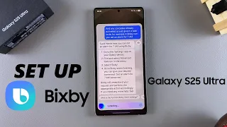How To Set Up Bixby On Samsung Galaxy S25 S25 Ultra 