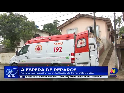 Falta de manutenção nas ambulâncias do Samu afeta serviço em Joinville